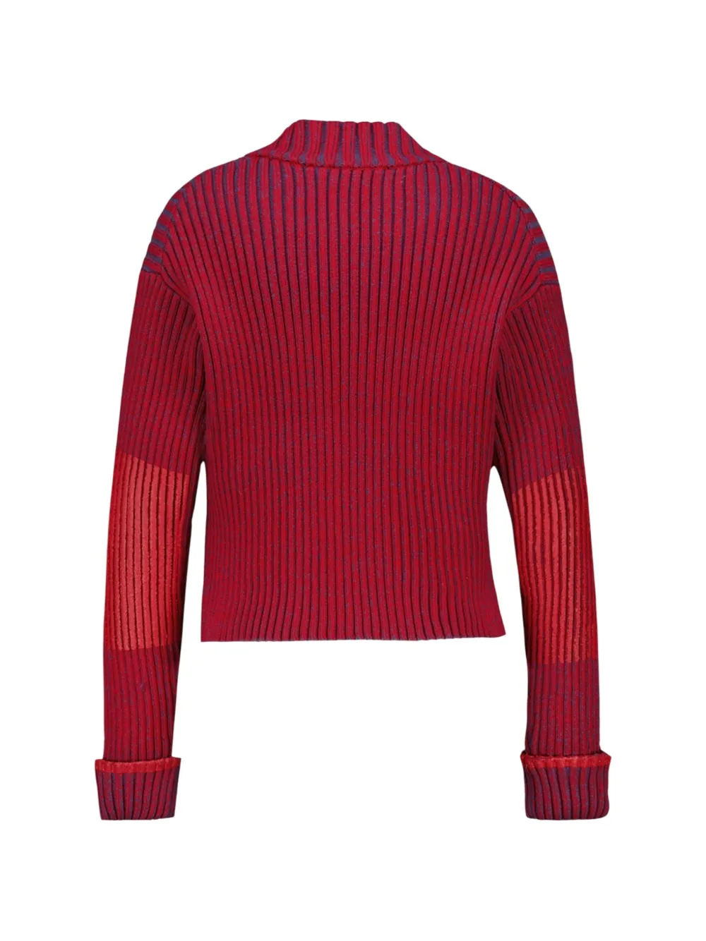 Rains Sapa ribgebreid vest Rood