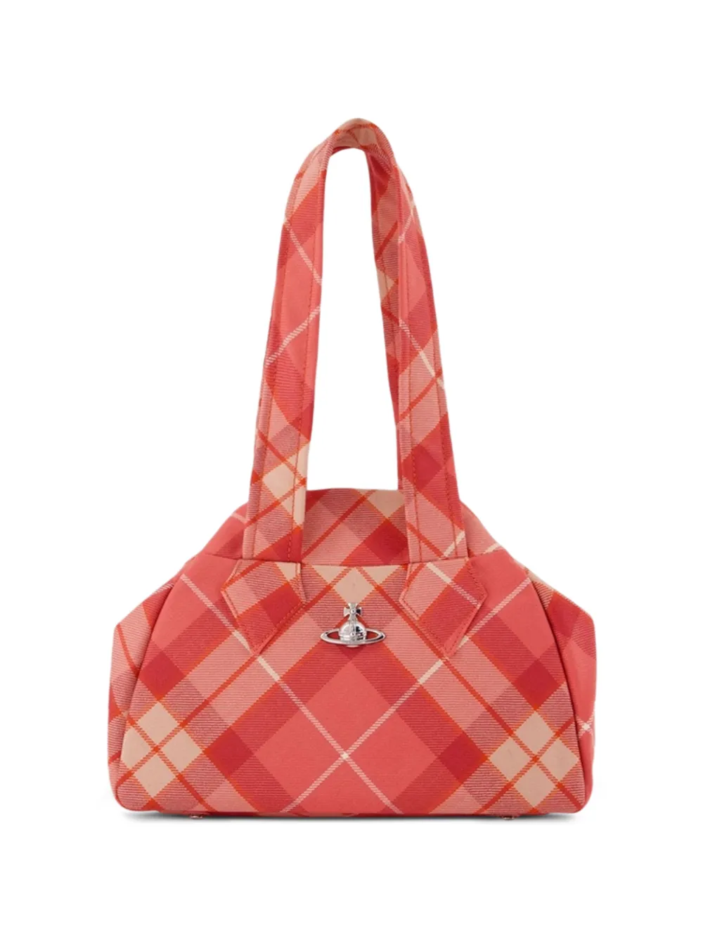 Vivienne Westwood Archive check shoulder bag - Rosso
