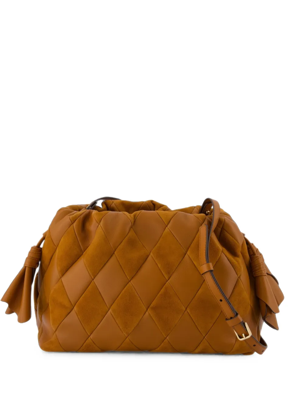 ZIMMERMANN Cloud 91 diamond-quilted shoulder bag - Marrone