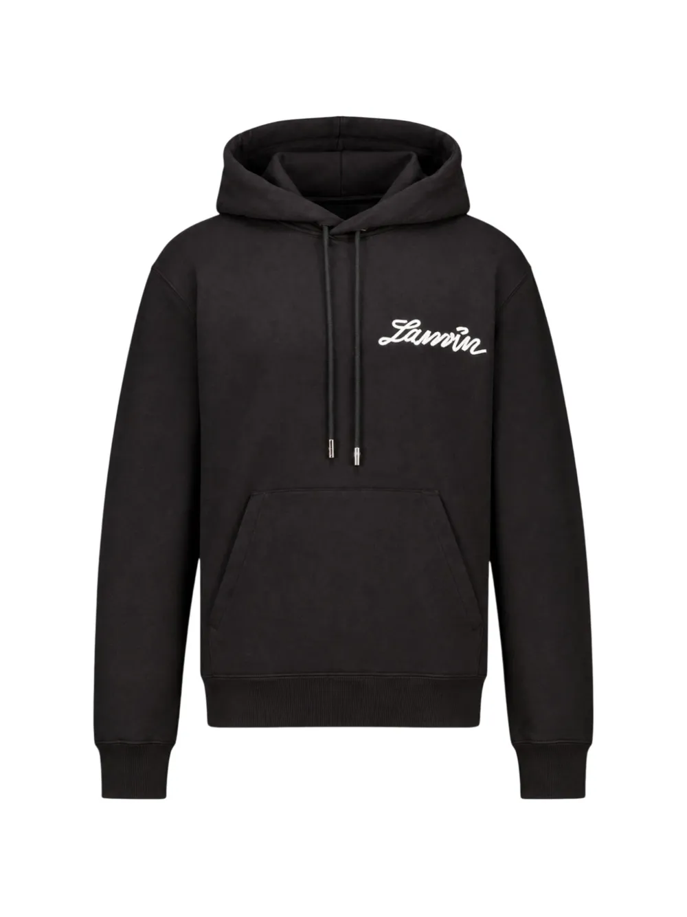 Lanvin Lanvin ribbon hoodie in cotton - Black