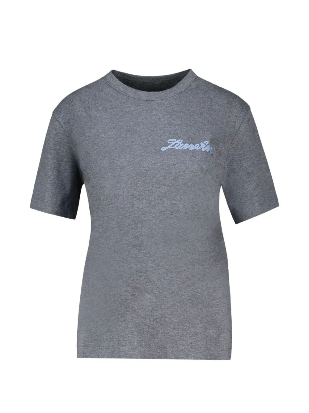 Lanvin Lanvin small ribbon cotton T-shirt - Grigio