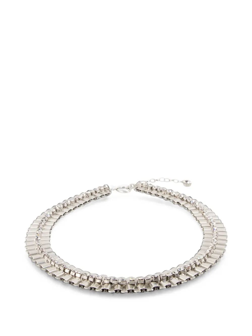 ISABEL MARANT Herese crystal-embellished belt - Argento