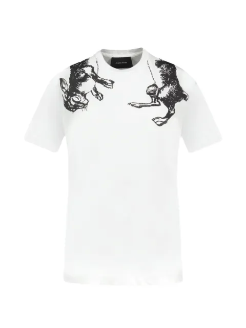 Simone Rocha hare-illustration T-shirt