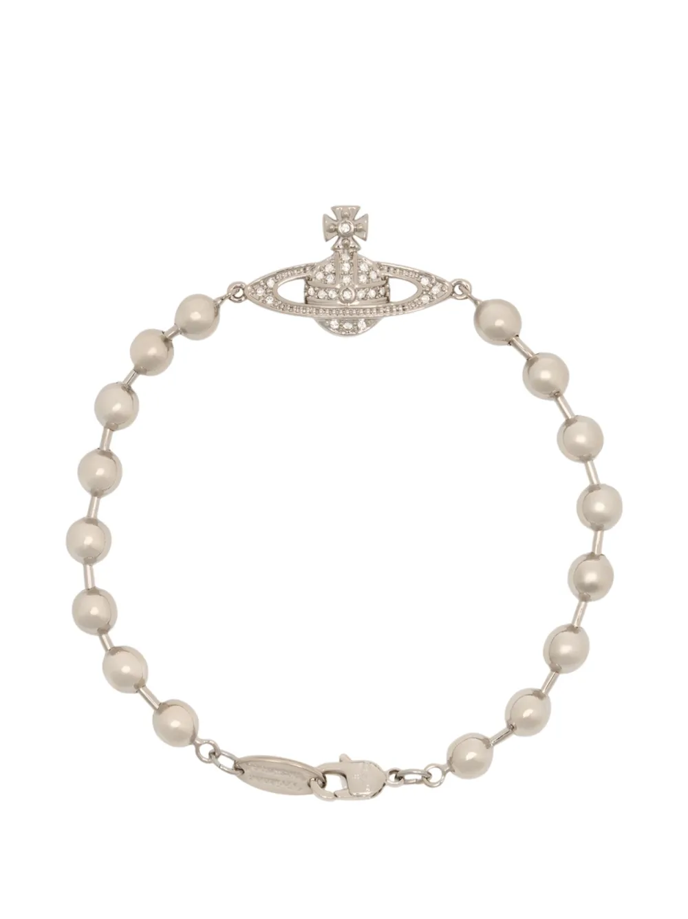 Vivienne Westwood Mini Orb Thames Armband - Silber