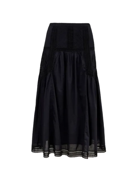 Ulla Johnson Alice crochet-trim midi skirt