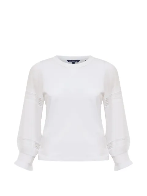 Veronica Beard Bellamie lace-trim top