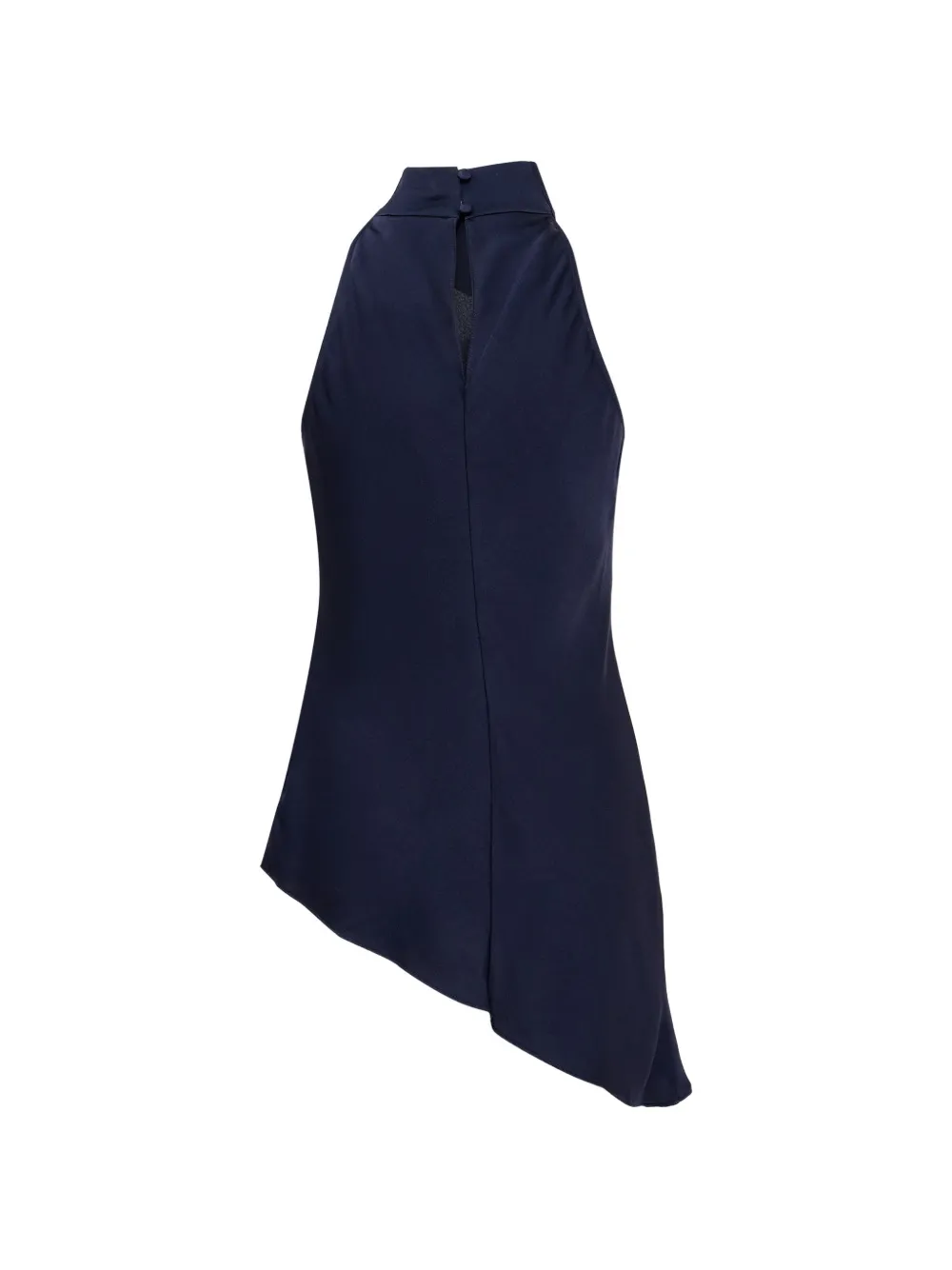 Veronica Beard Radford asymmetrical blouse Blauw