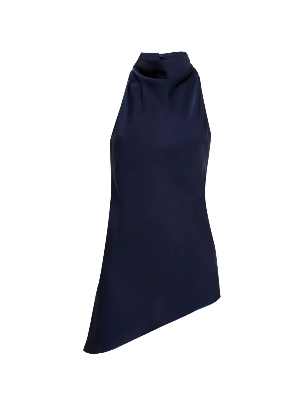 Veronica Beard Radford asymmetrical blouse Blauw