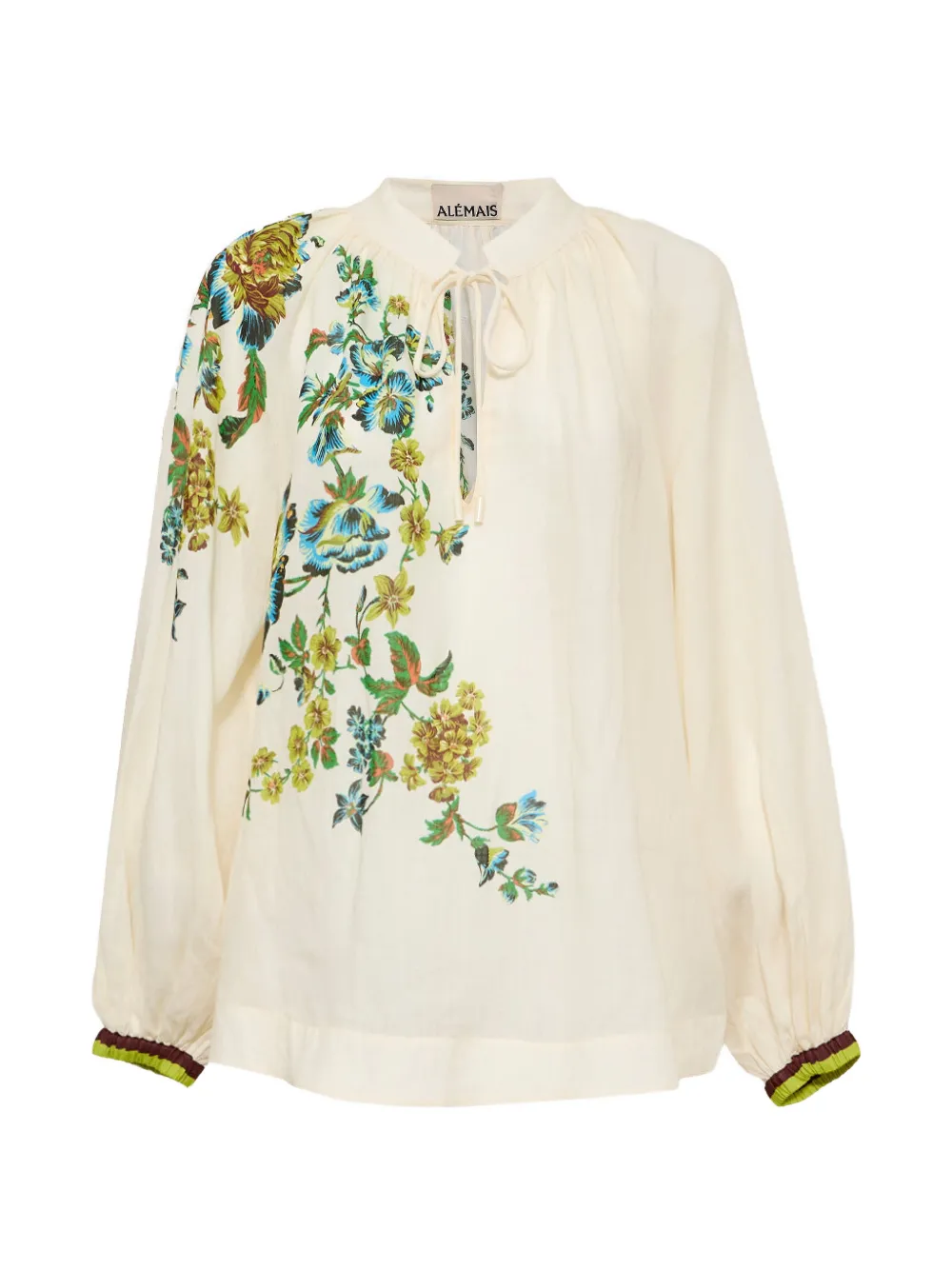 ALEMAIS Phyllis floral-print top