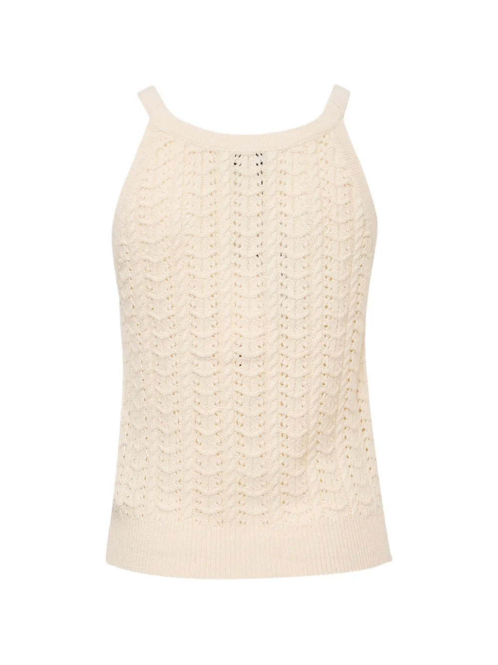 Veronica Beard Leonora V-neck vest Beige