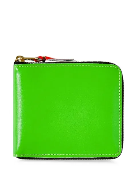 Comme Des Garçons Wallet Super Fluo leather wallet