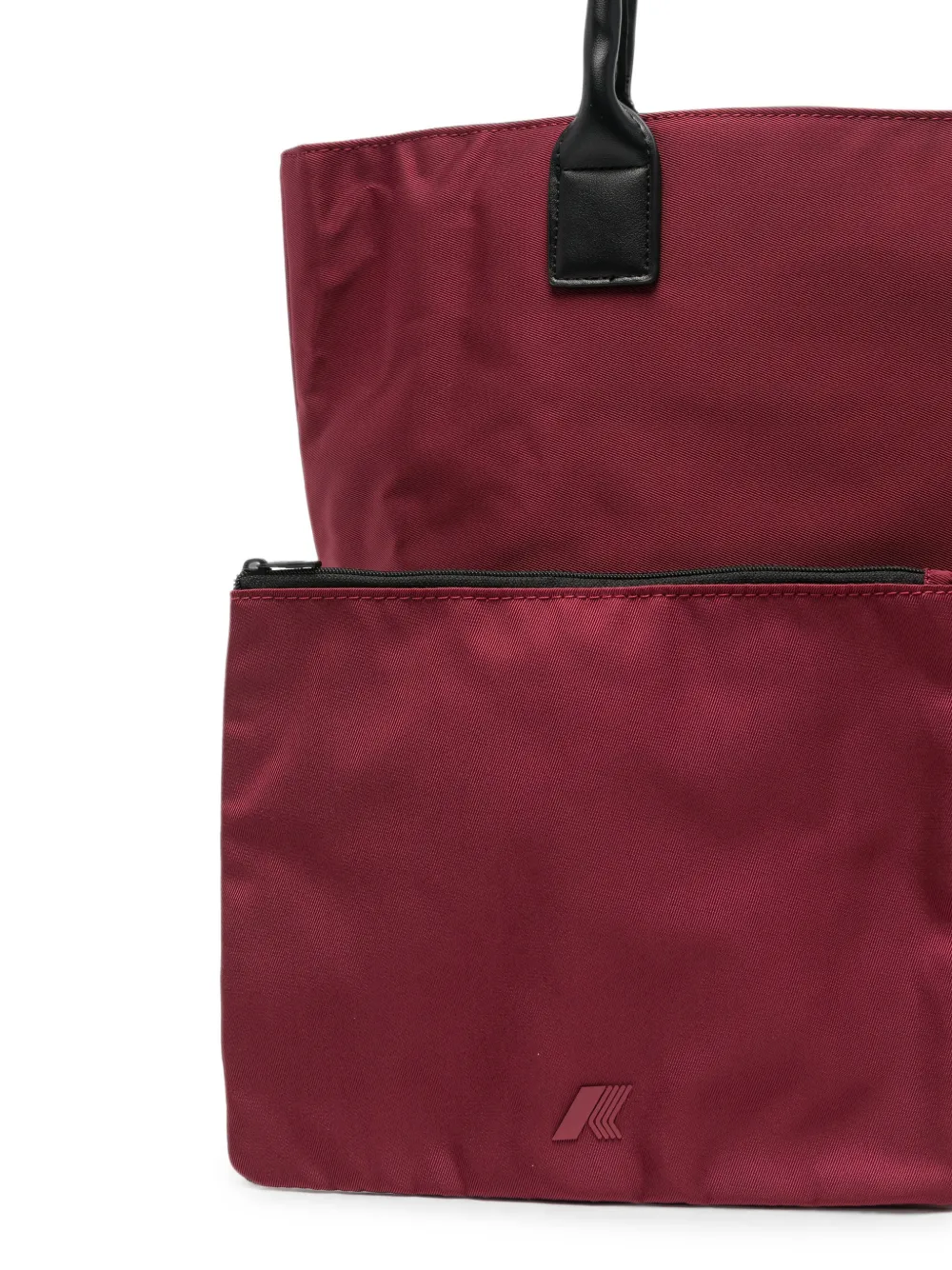 K-Way Amabelle shopper met logo-patch Rood
