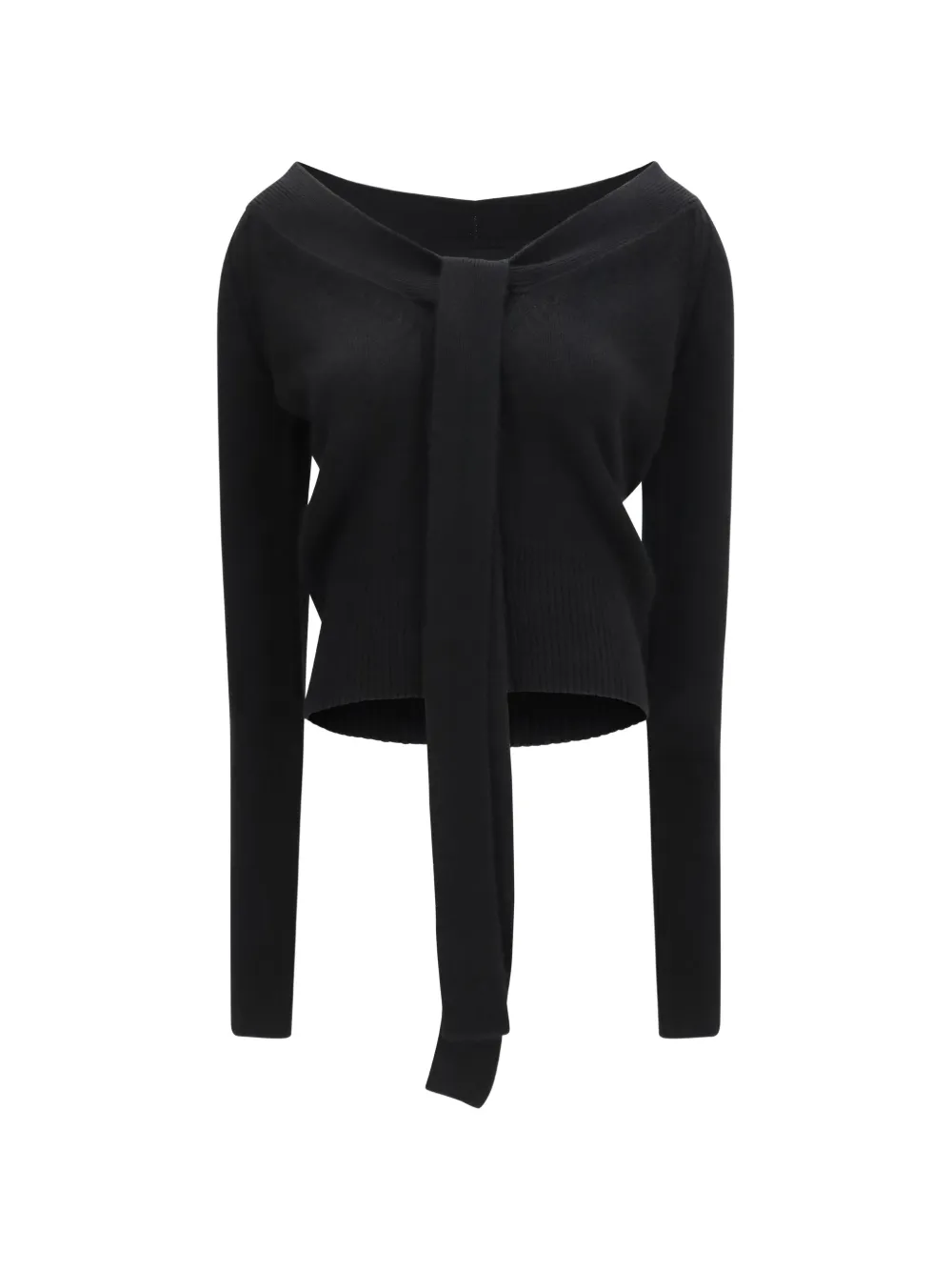 Ermanno Scervino off-the-shoulder tie-detail cardigan