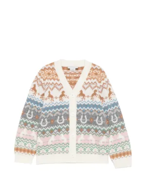 Stella McCartney Kids ストライプ カーディガン | ピンク | FARFETCH JP