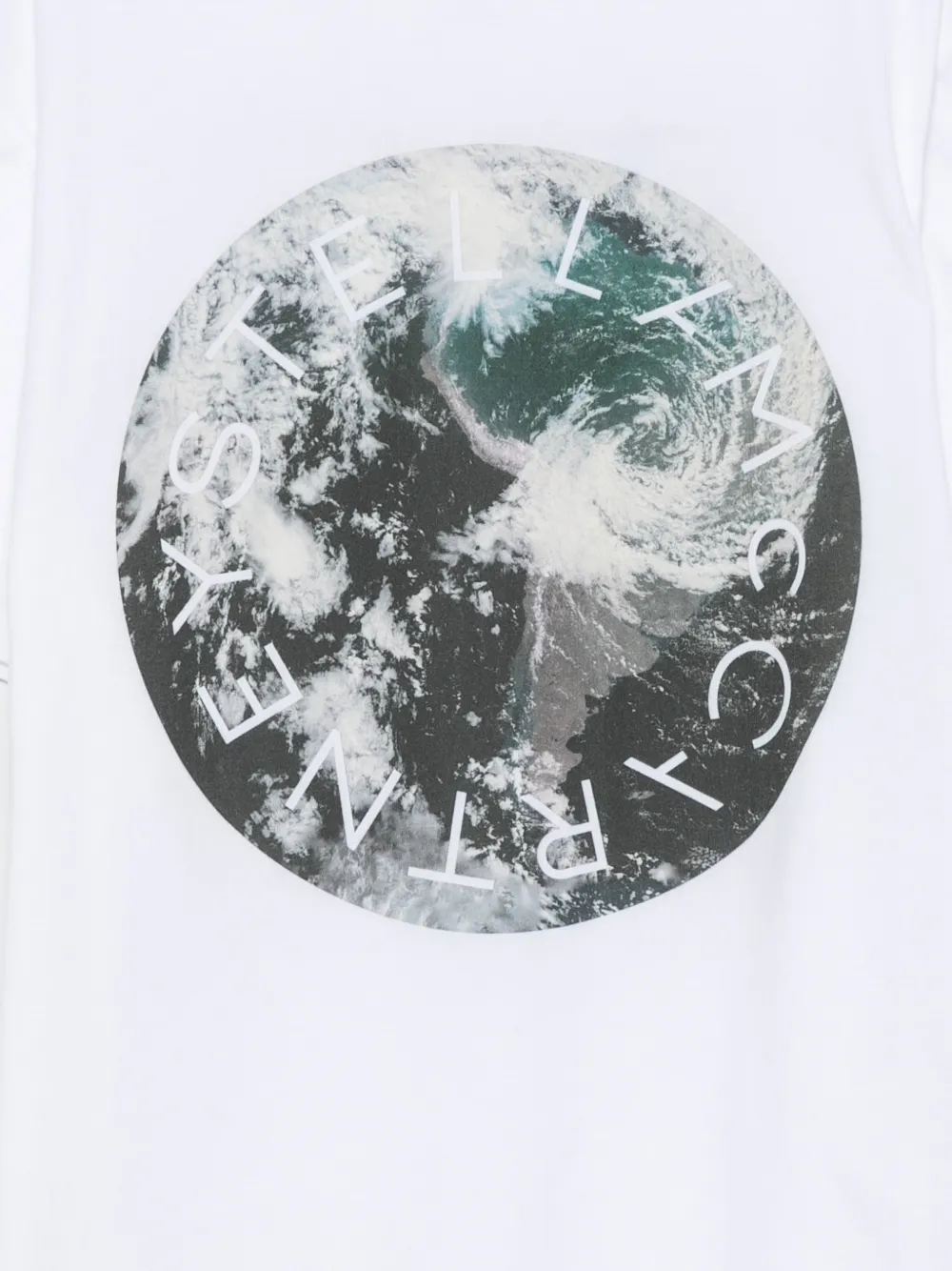 Stella McCartney Kids T-shirt met grafische print Wit