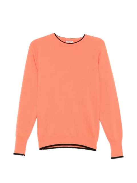 Saint Laurent Pre-Owned 1990s contrast-trim sweater
