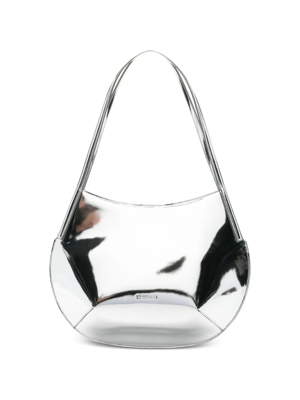 Jil Sander Kante metallic-effect leather shoulder bag
