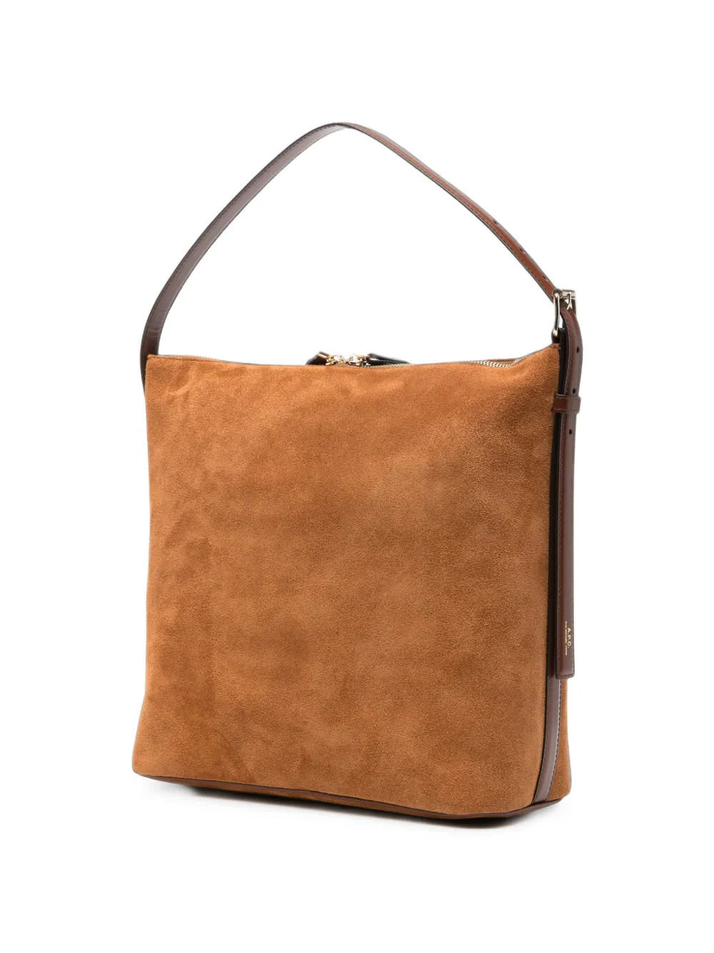 A.P.C. Vera suède schoudertas Beige