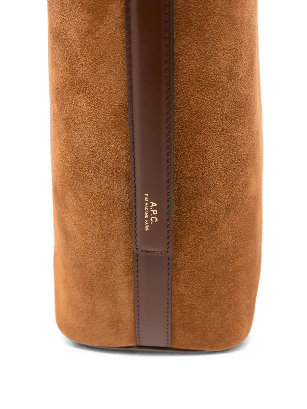 A.P.C. Vera suède schoudertas Beige
