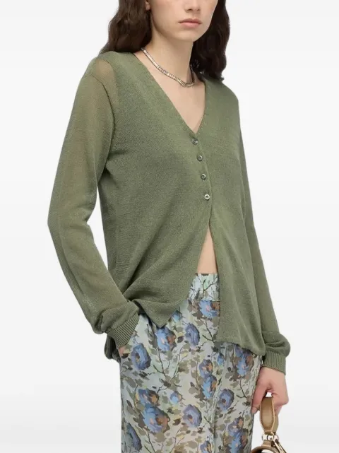 Semicouture V-neck button-up cardigan