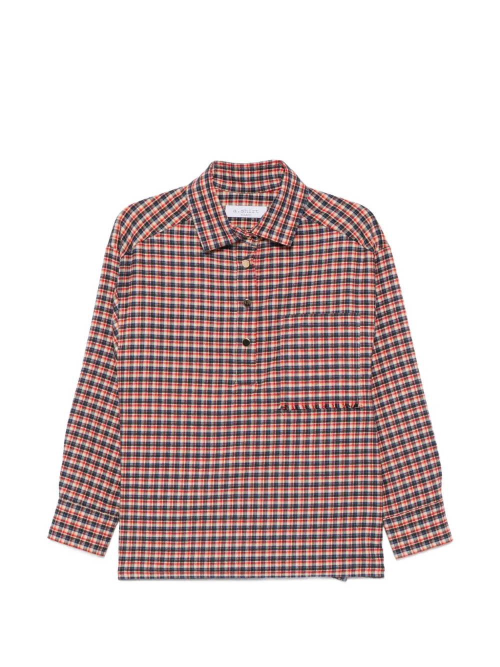 A.SHIRT MILANO chemise Catherine à motif tartan - Rouge