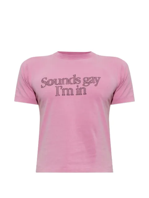 CARNE BOLLENTE T-Shirt mit Pailletten