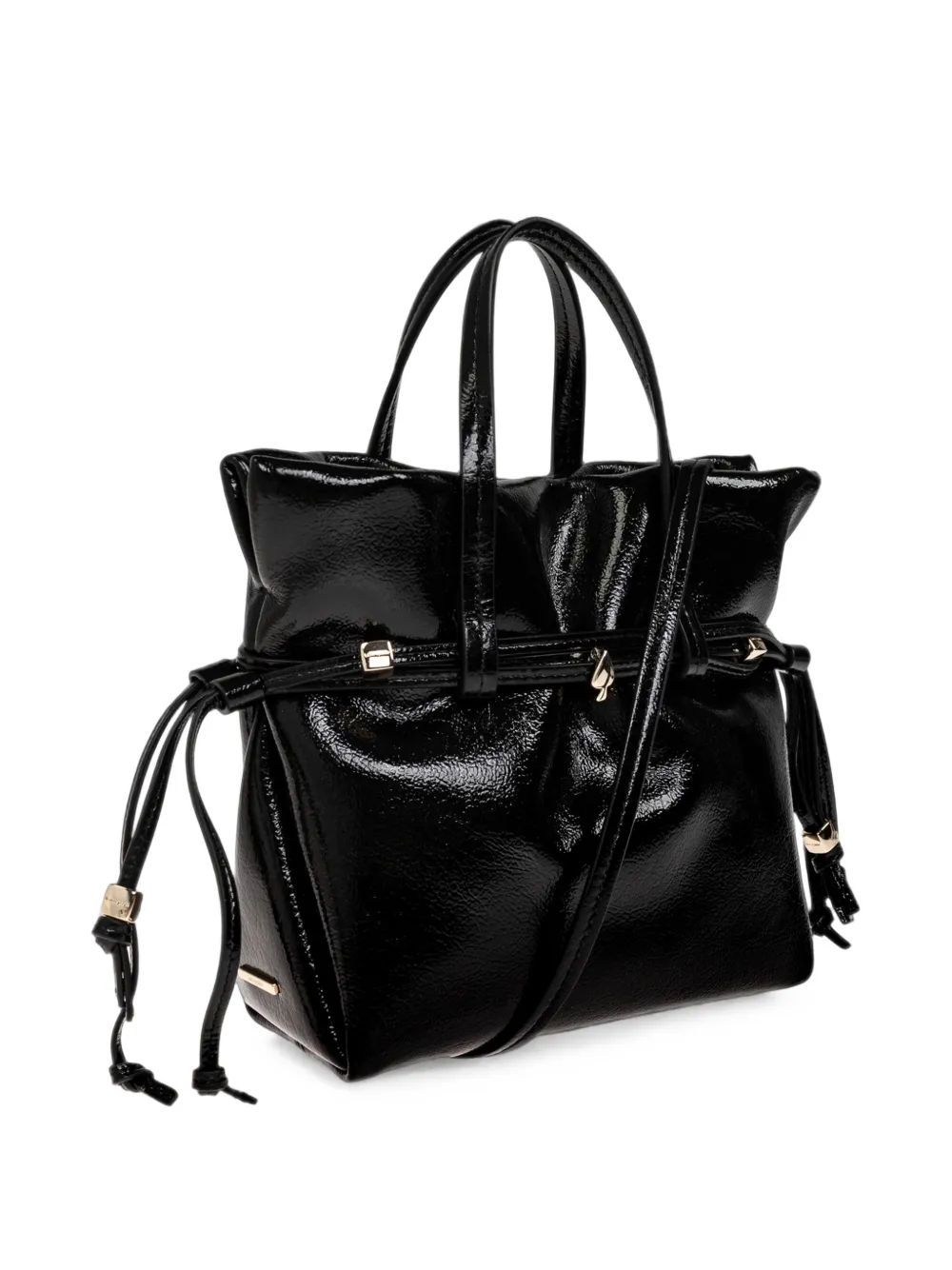 Kate Spade Rio leren shopper met trekkoord Zwart