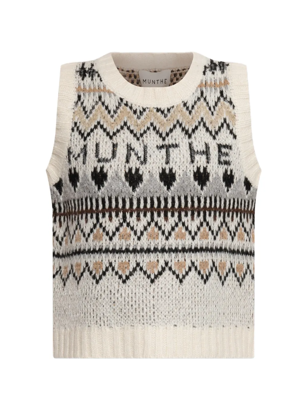 MUNTHE Vitalism round-neck knit tank top