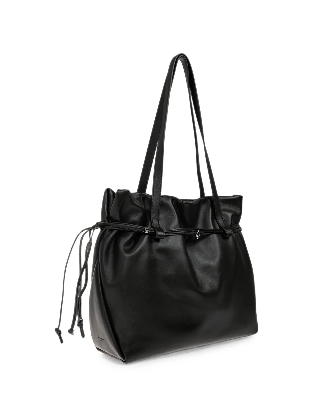 Kate Spade Rio drawstring leather tote bag Zwart
