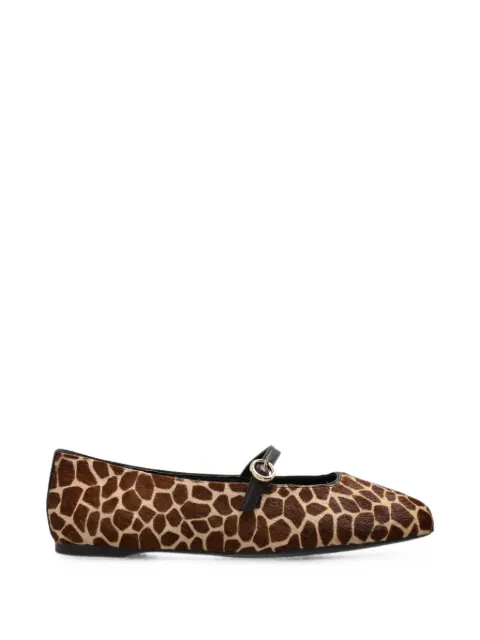 Kate Spade Halo giraffe-motif ballet flats