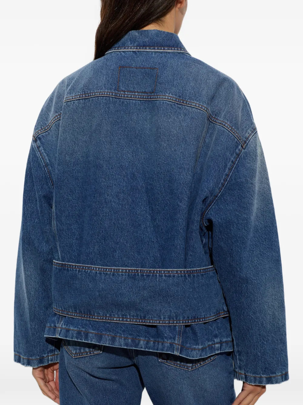 Marni insulated denim jacket Blauw