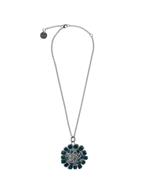 Marni flower-pendant necklace
