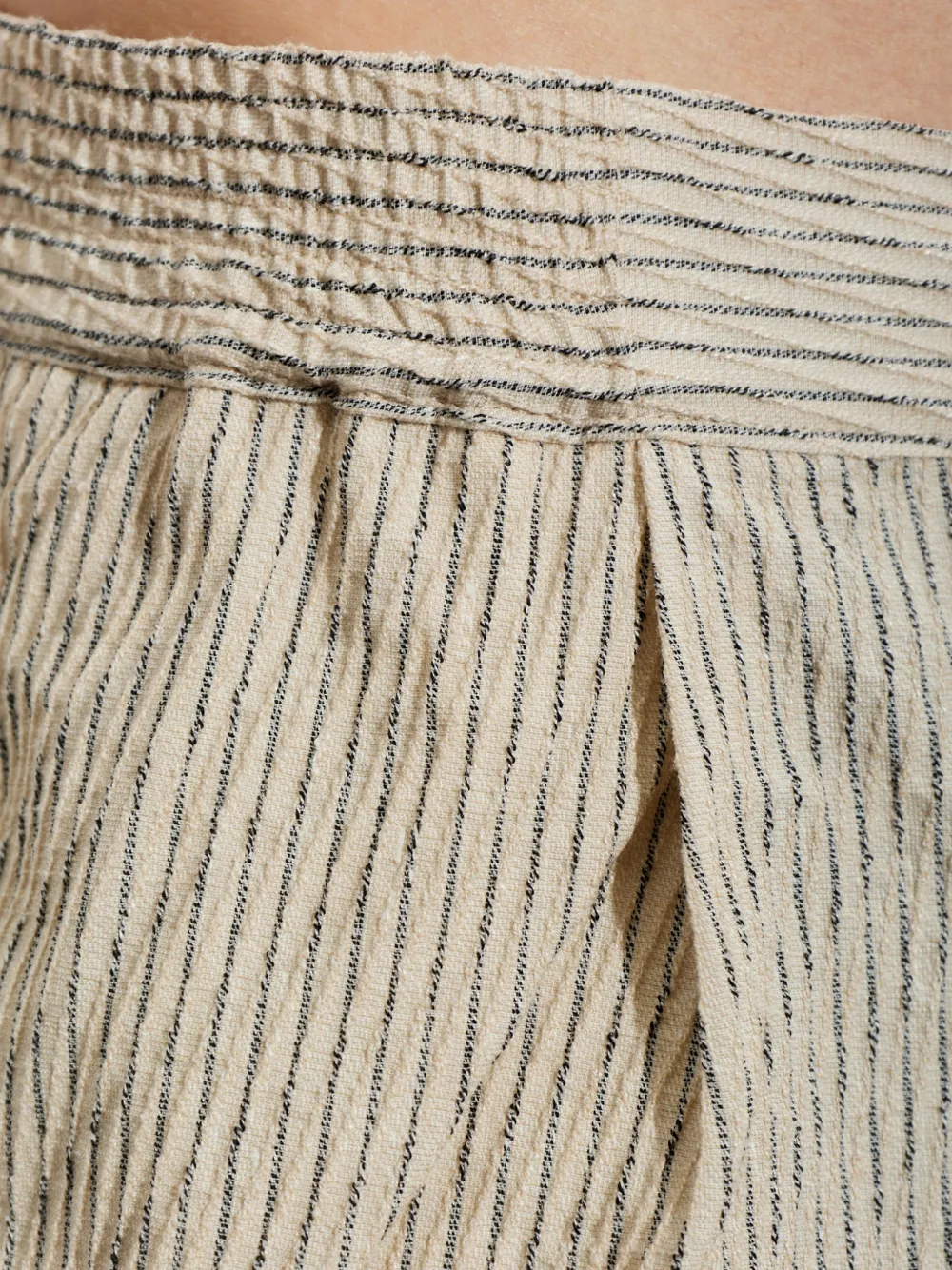 Jacquemus The Pyjama shorts met elastische taille Beige