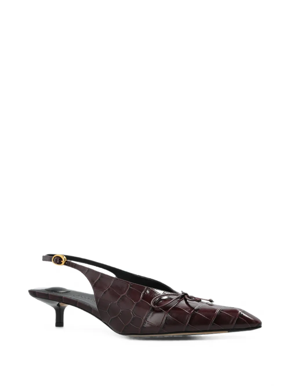 Jacquemus Les Slingbacks Cubisto B pumps Rood