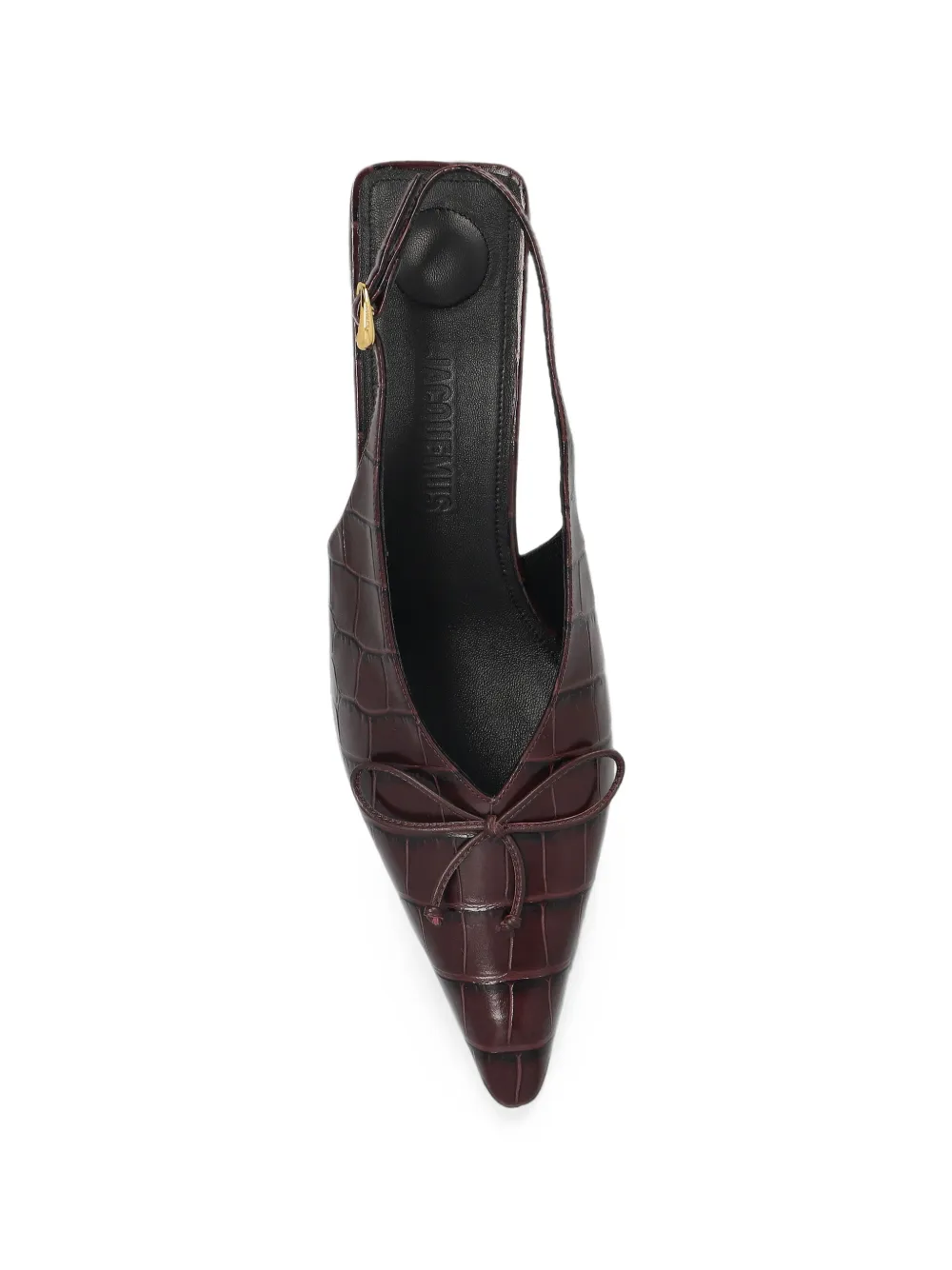 Jacquemus Les Slingbacks Cubisto B pumps Rood