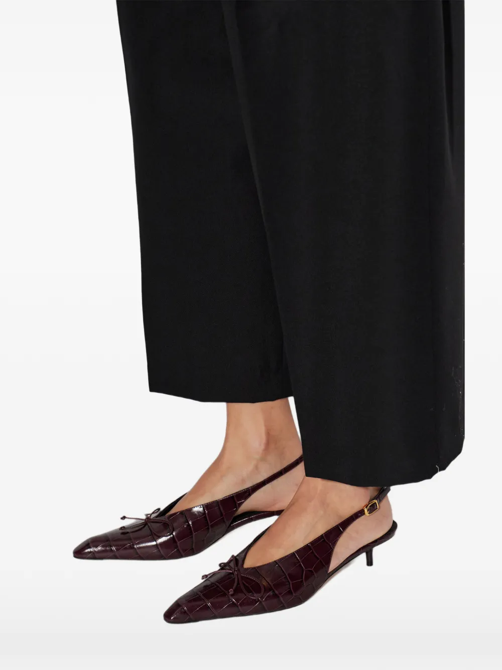 Jacquemus Les Slingbacks Cubisto B pumps Rood