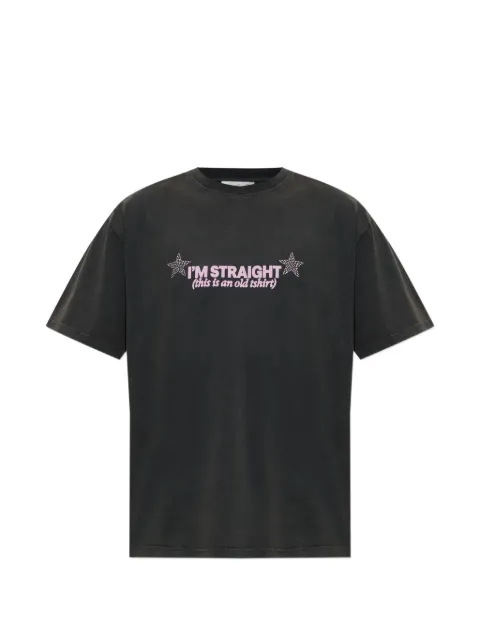 CARNE BOLLENTE rhinestone-embellished graphic-print T-shirt