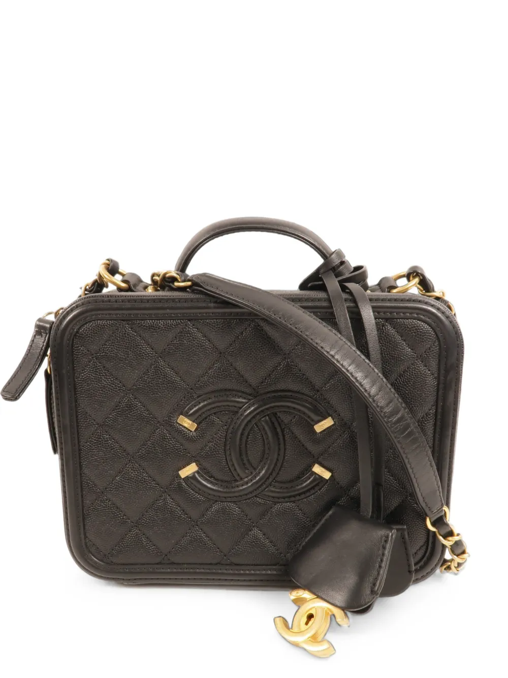 CHANEL Pre-Owned CC Filigree tote bag - Nero