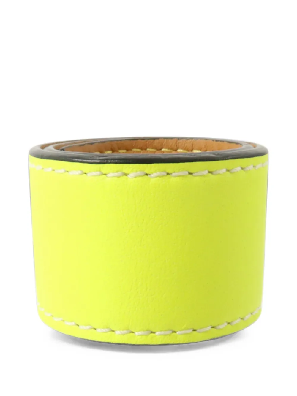 Loewe Pre-Owned Slap calfskin bracelet - Giallo