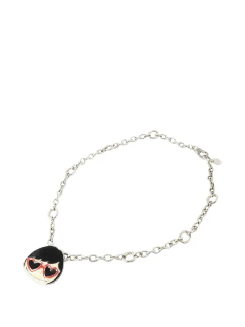 Marc Jacobs Vintage Miss Marc enamel necklace