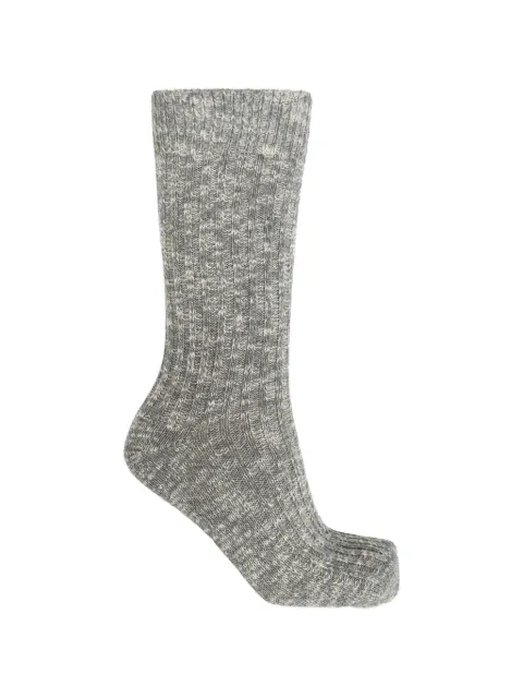 Birkenstock marl-knit ribbed socks