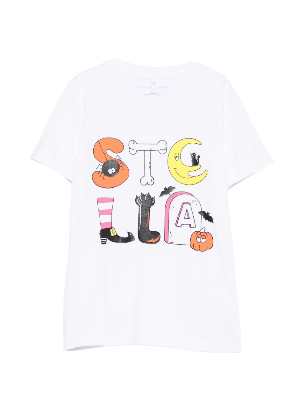 Stella McCartney Kids graphic-print T-shirt - Bianco