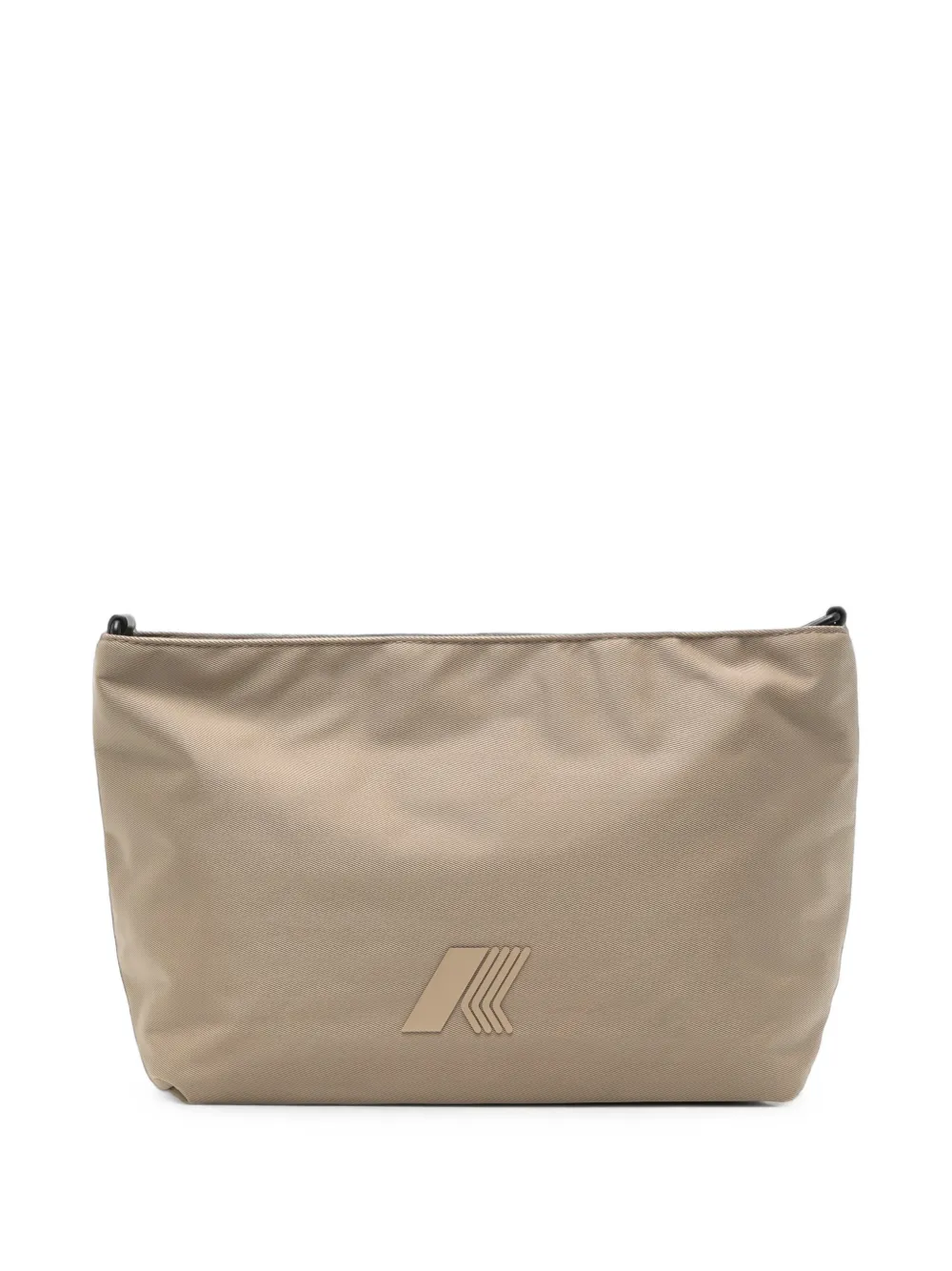 K-Way Borsa a tracolla con applicazione - Toni neutri