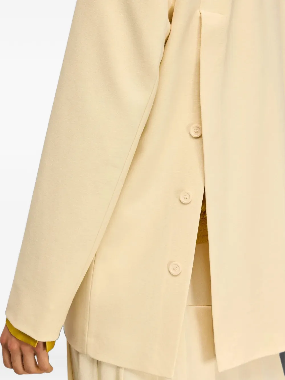 Semicouture Jolene blazer met knopen Geel