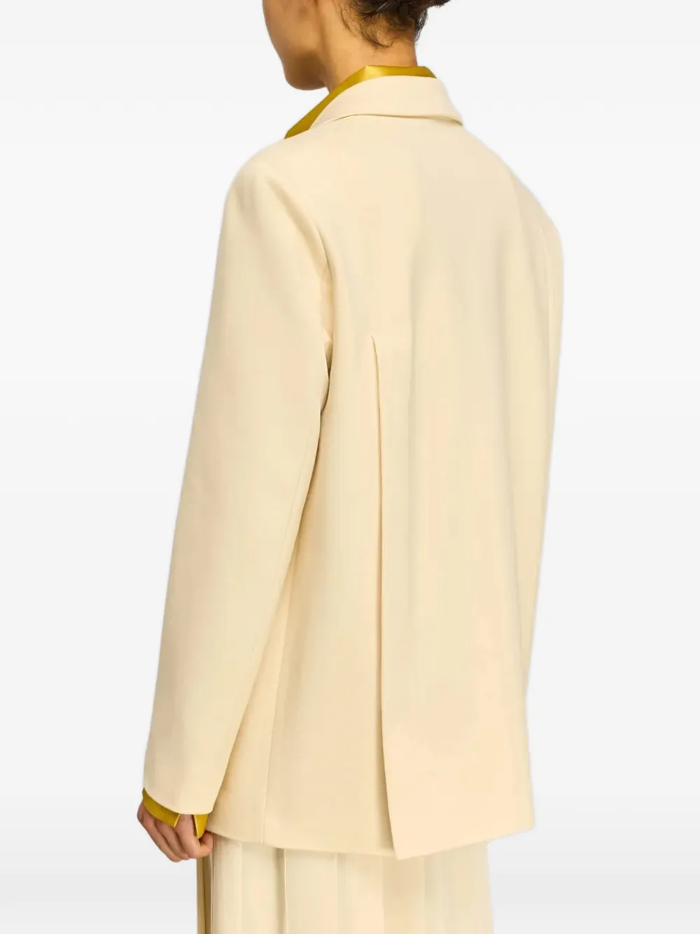 Semicouture Jolene blazer met knopen Geel