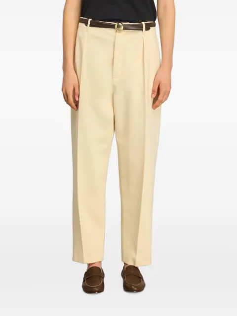 Semicouture Tera pleated straight-leg trousers