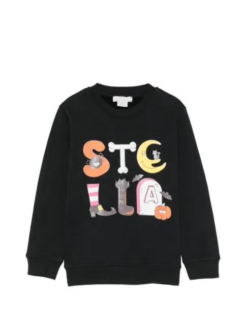 Stella McCartney Kids logo-print sweater