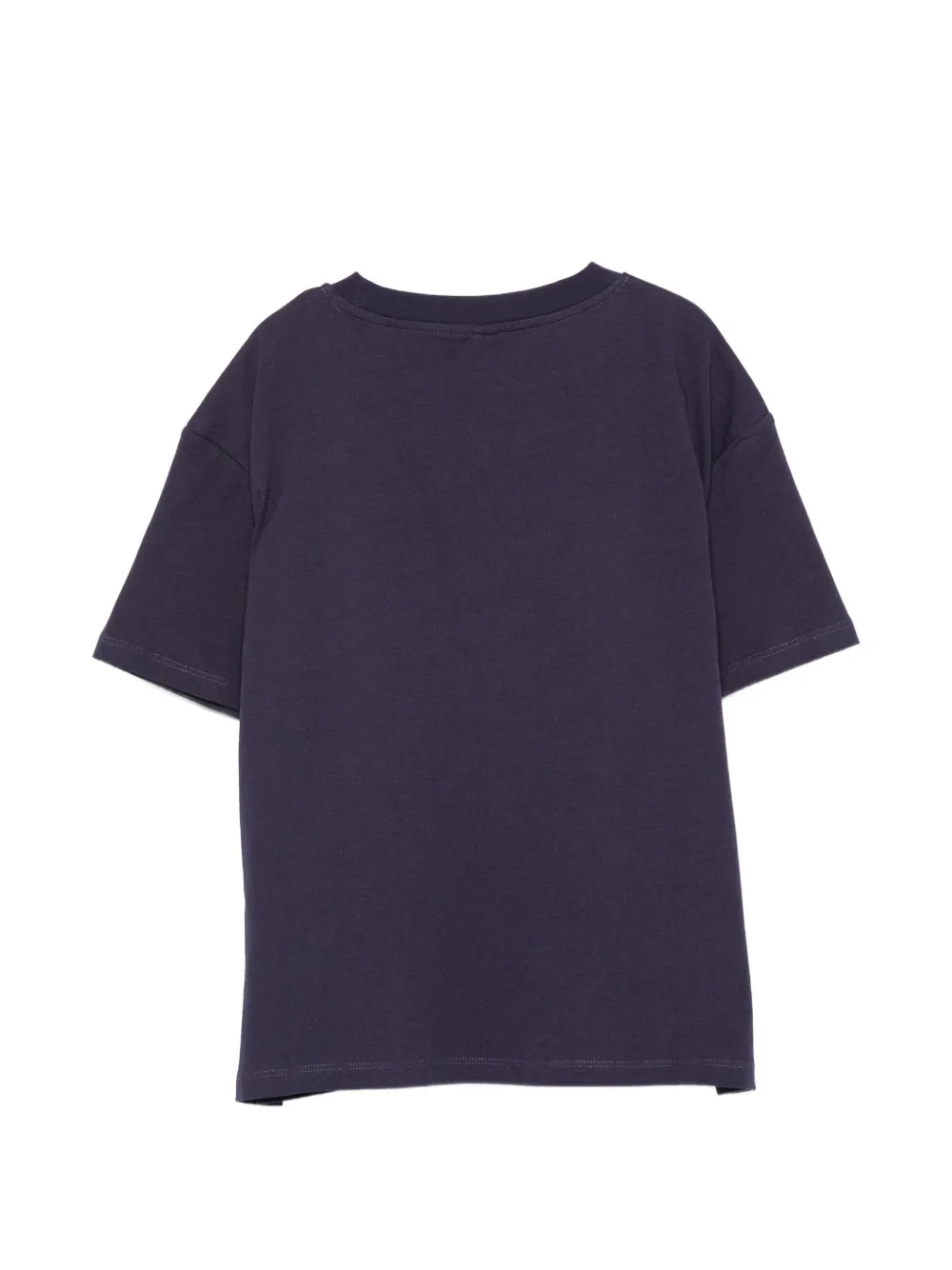 Stella McCartney Kids T-shirt met logopatch Blauw