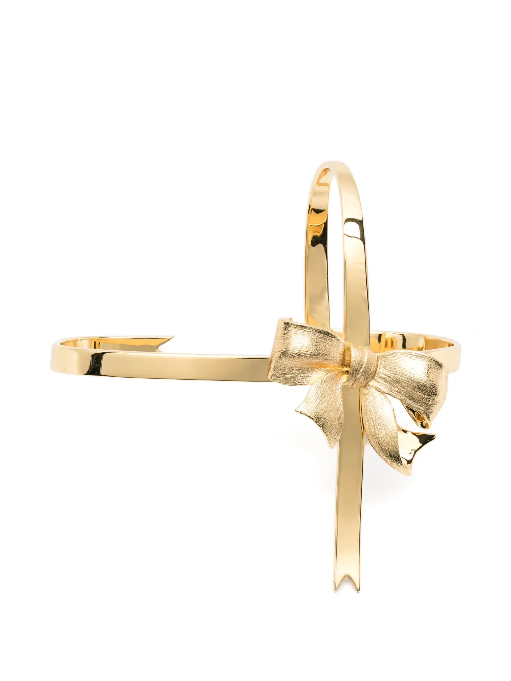 SHUSHU/TONG x YVMIN bow-detail hand accessory - Gold