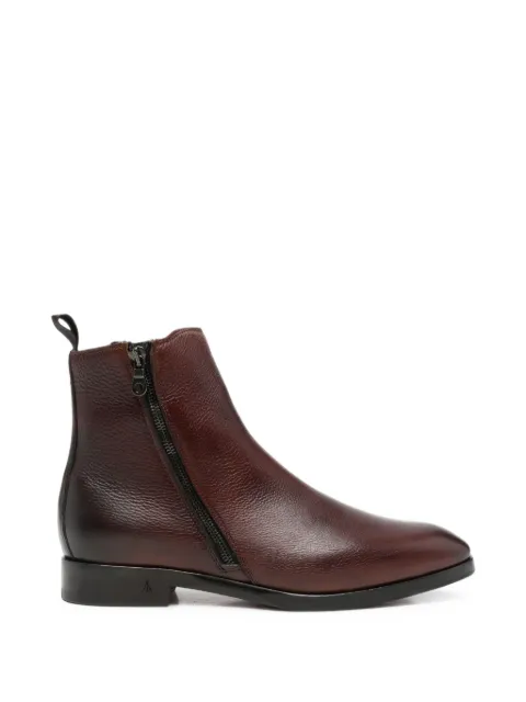 MORGILLO grainy-leather ankle boots